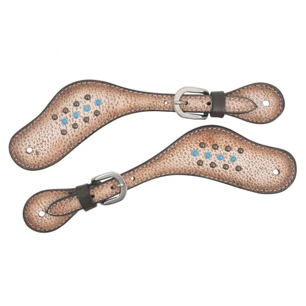 1004-35-SC Circle Y Desert Racer Spur Straps Ladies/Youth Size