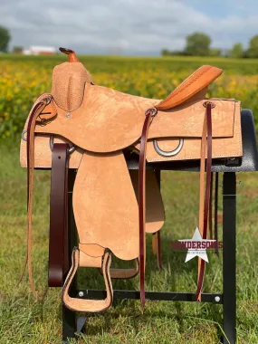 Argentina Cow Leather Ranch Saddle