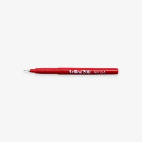 ARTLINE FINELINER 0.4 MM // RED