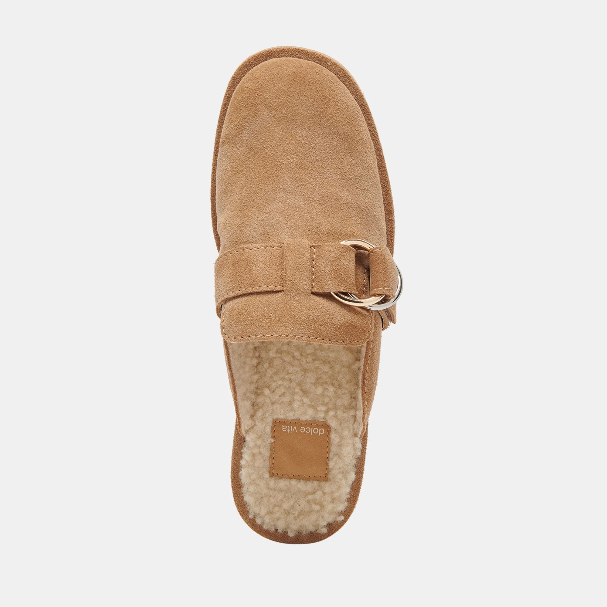 ASTOR PLUSH FLATS DESERT SUEDE