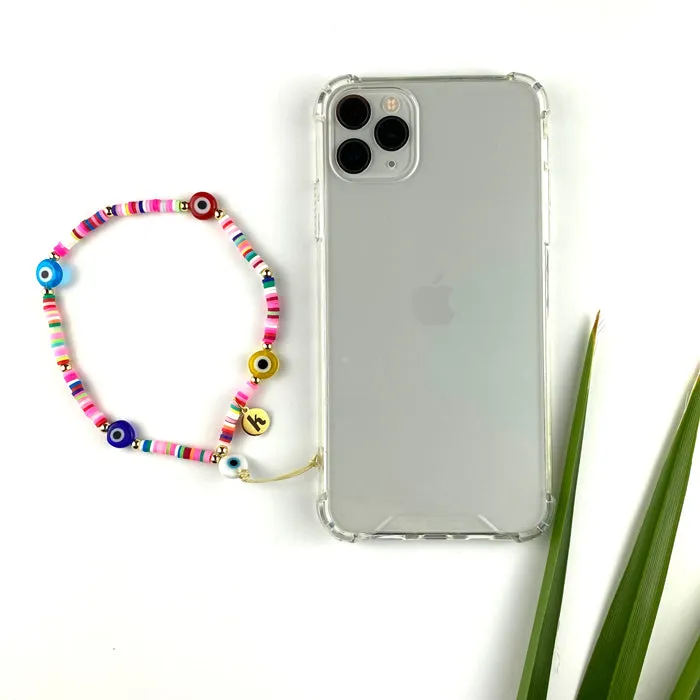 Beaded Phone Charm - Peace