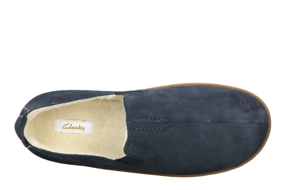 CLARKS HOME MOCC-NAVY