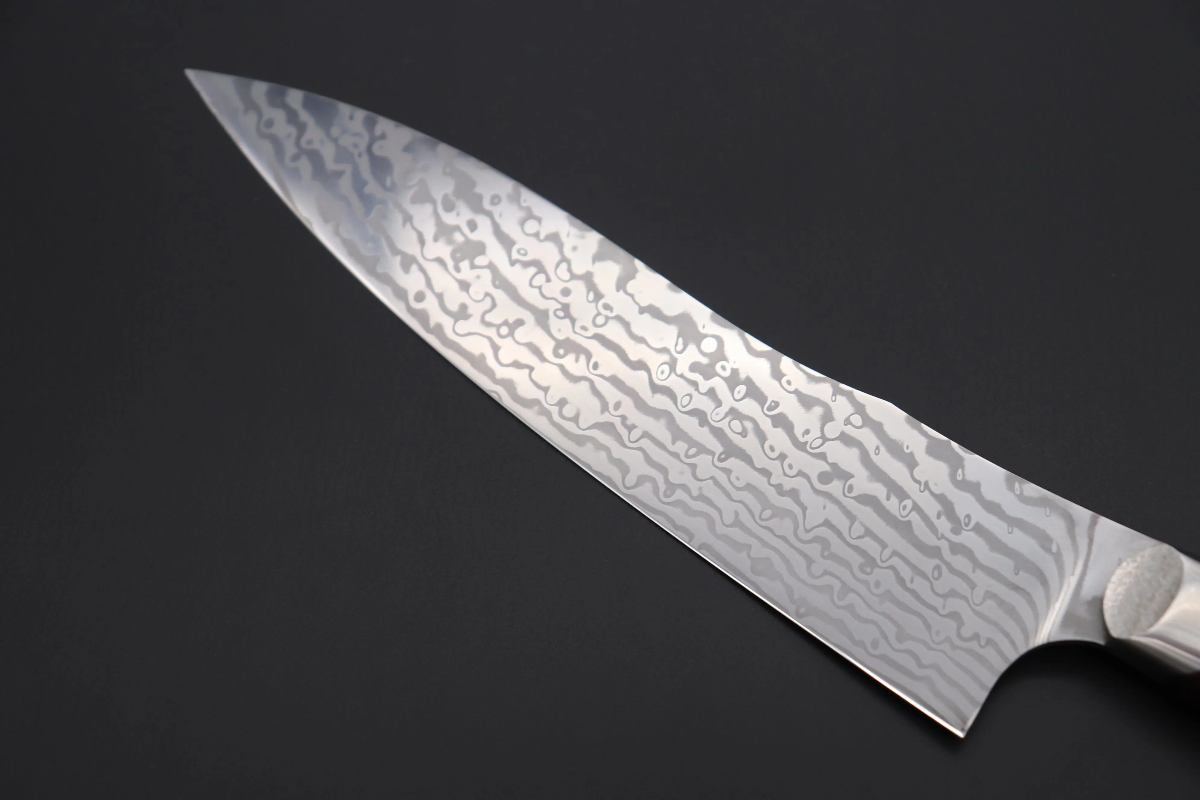 Custom Knife Maker Saito Hiroshi Custom Core-Less Damascus Gyuto 190mm (7.4 inch, Desert Ironwood Handle, SH-6)