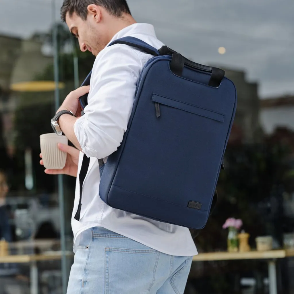 Evol - 15.6" Laptop Recycled Business backpack - Navy