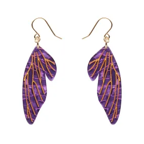 Fairy Wings Drop Earrings by Erstwilder in Multiple Colors