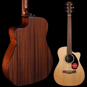 Fender CC-60SCE Concert, Walnut Fb, Natural 4lbs 0.7oz