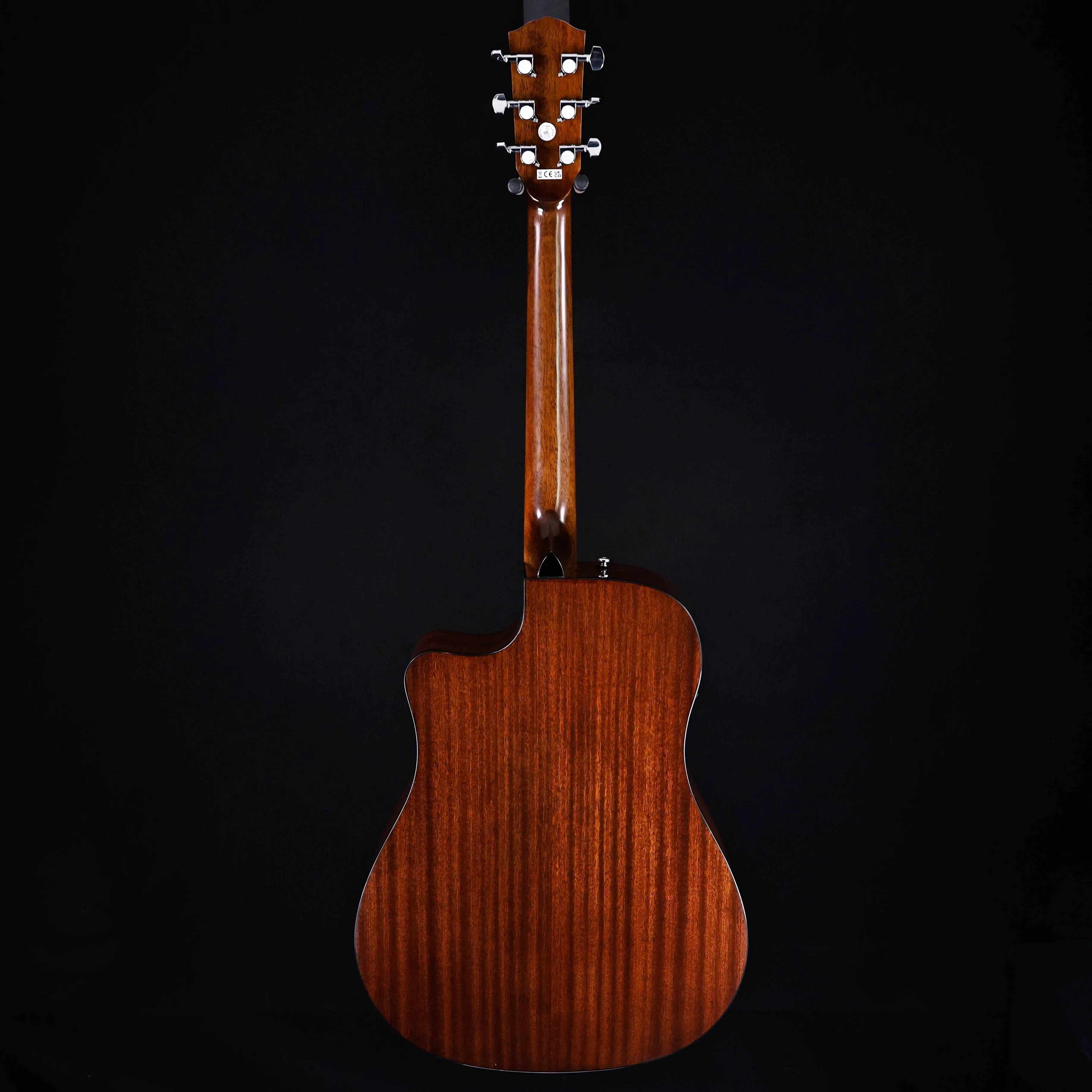 Fender CD-60SCE Dreadnought, Walnut Fb, Natural 4lbs 3.5oz