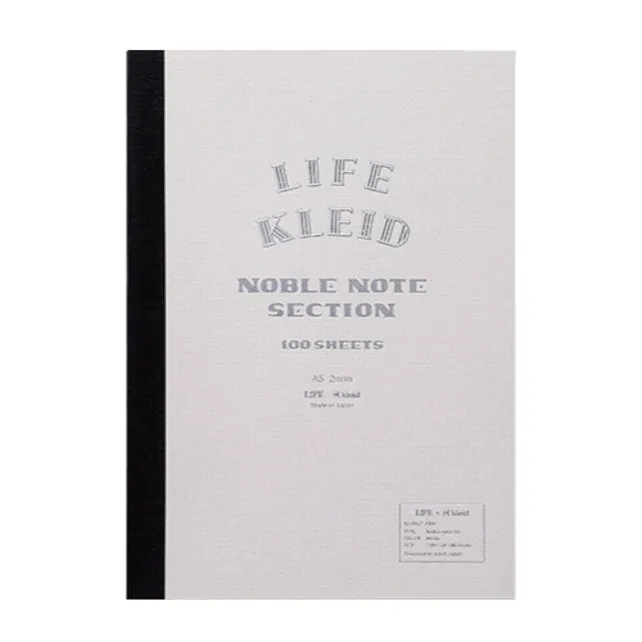 Life x Kleid Japan Japanese Noble Notebook A5 - White