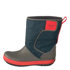 Lodge Point Snowboot Kids Navy/slate Grey