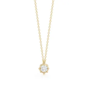 Sophisticate Diamond Solitaire Pendant