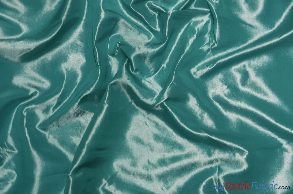 Taffeta Fabric - Two Tone Taffeta Fabric - Non Stretch Taffeta - 60&#34; Wide - Multiple Solid Colors - Sample Swatch