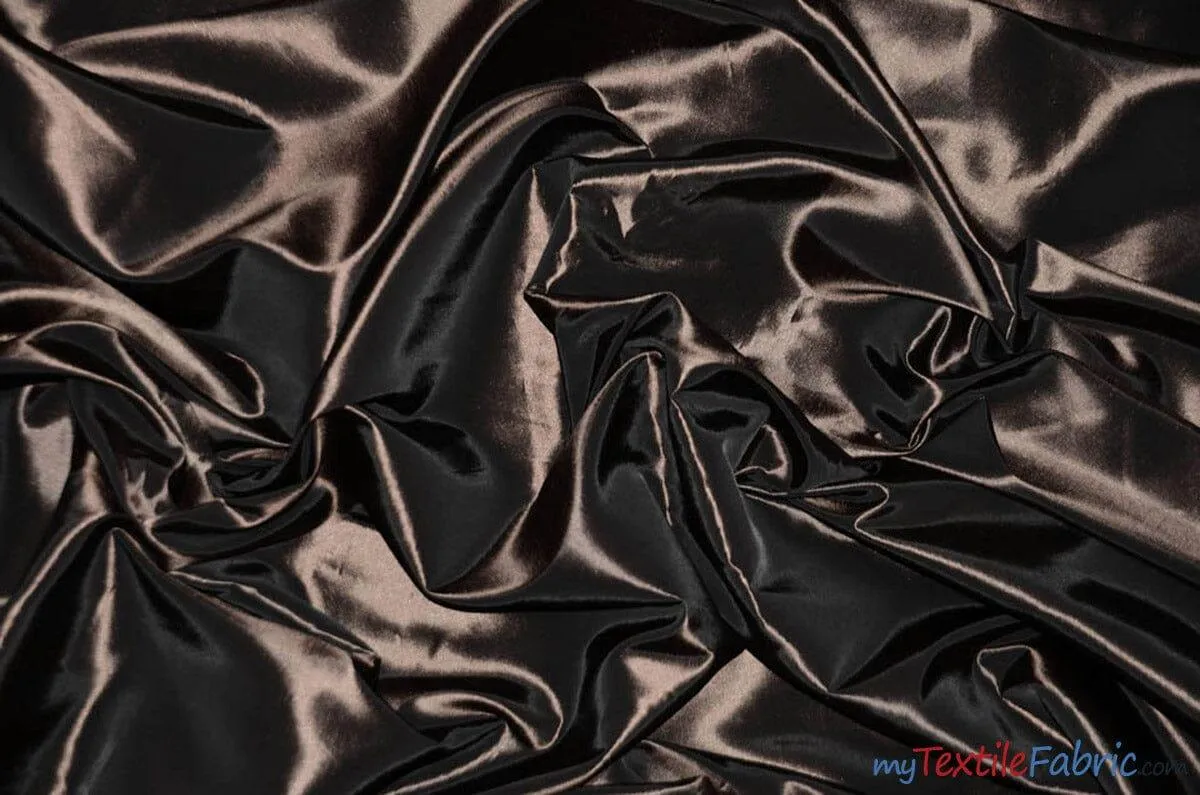 Taffeta Fabric - Two Tone Taffeta Fabric - Non Stretch Taffeta - 60&#34; Wide - Multiple Solid Colors - Sample Swatch