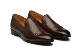 Tassel Loafer with Perforations